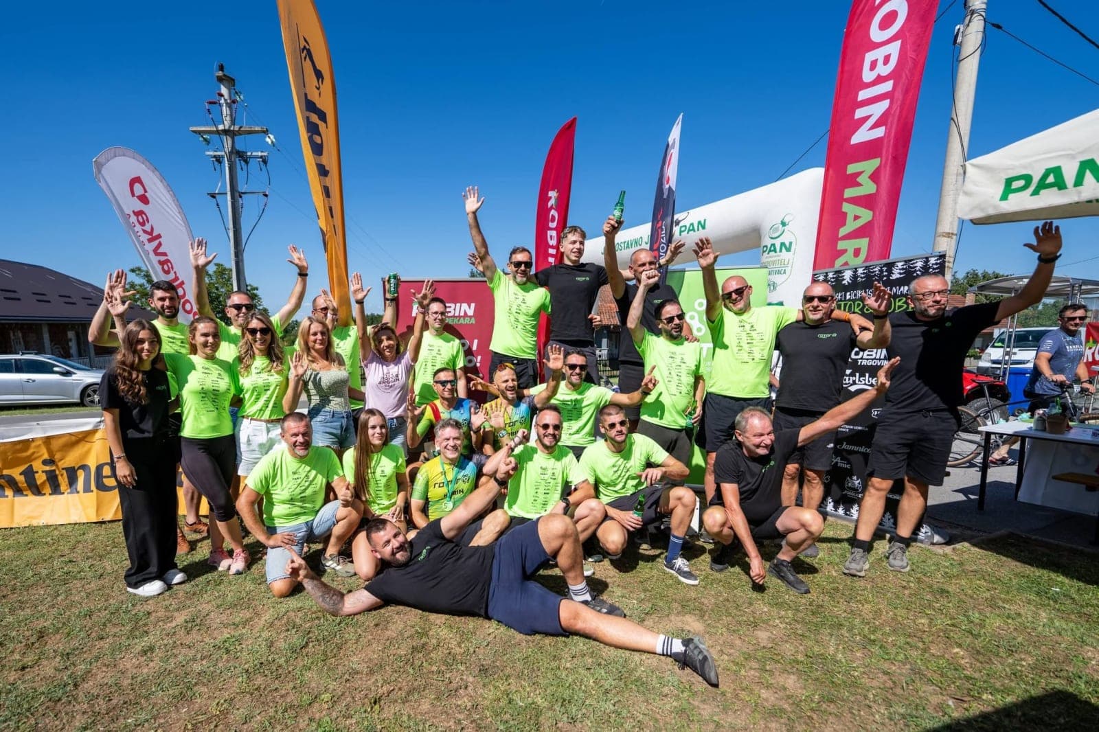 BK Rotor Koprivnica organisers and volunteers at XCM Rotor and Robin 2026 in Glogovac.