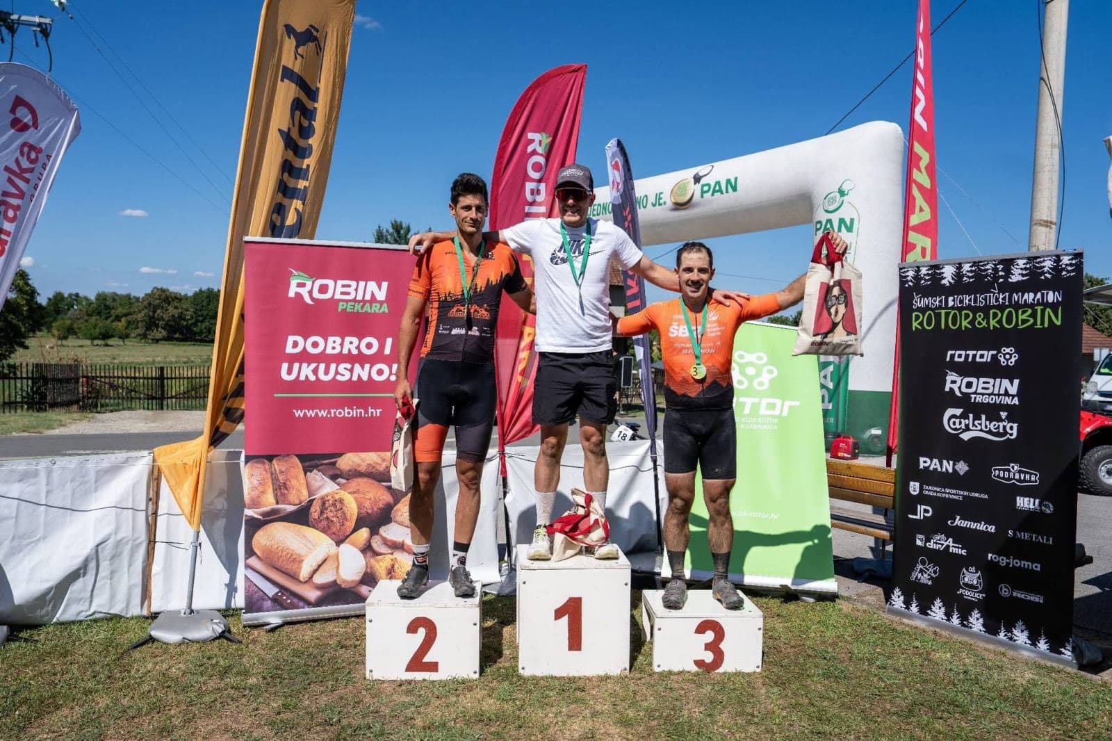Men 30-39 podium at XCM Rotor and Robin 2026, with Filip Radulovic in third place.